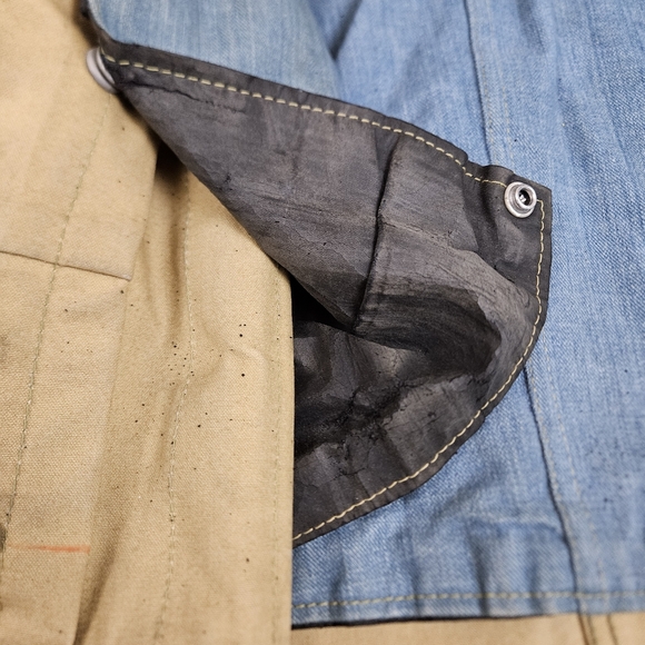 Vintage 1950s Body Guard Canvas Firefighter Jacket w/ Liner Turnout Coat 44 - Picture 10 of 16